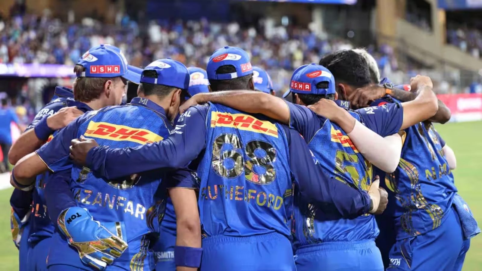 Ex-MI all-rounder slams pace trio worth Rs 23.75 crore for 5-time IPL champions' poor season Mumbai Indians players in a huddle. (Source: BCCI)