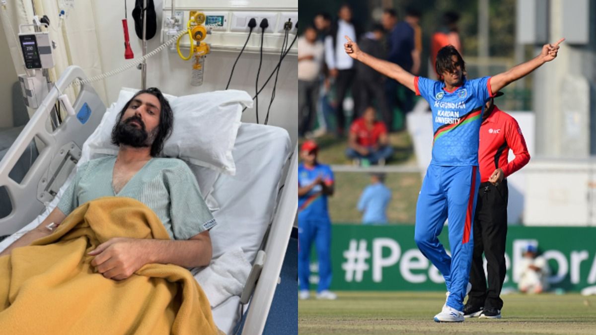 Former Afghanistan star Shapoor Zadran in frame. (Screenshot)