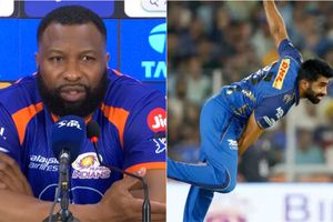 'Jasprit Bumrah entitled to not have a good season': MI batting coach Kieron Pollard after star pacer concedes 54 runs vs SRH SportsTak