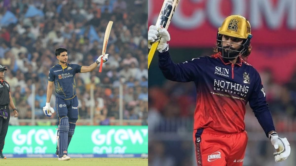 GT captain Shubman Gill and RCB skipper Rajat Patidar in this frame. (X)