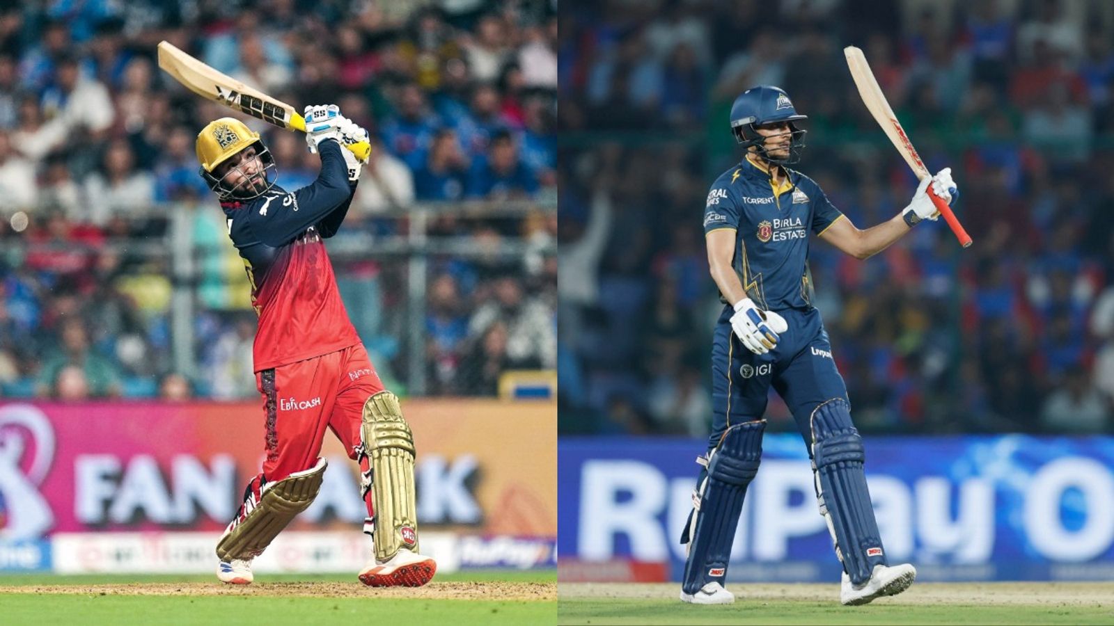 IPL 2026: GT opt to bowl first against RCB, Know playing XI of both teams here RCB's Rajat Patidar (L) and GT's Shubman Gill in frame. (X)