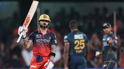 Virat Kohli becomes first player in IPL history to unlock this mighty feat during GT vs RCB clash RCB's batting maestro Virat Kohli in this frame. (IPL)