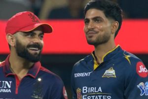 WATCH: After GT's comfortable win vs RCB, Shubman Gill shares heartwarming moment with Virat Kohli SportsTak