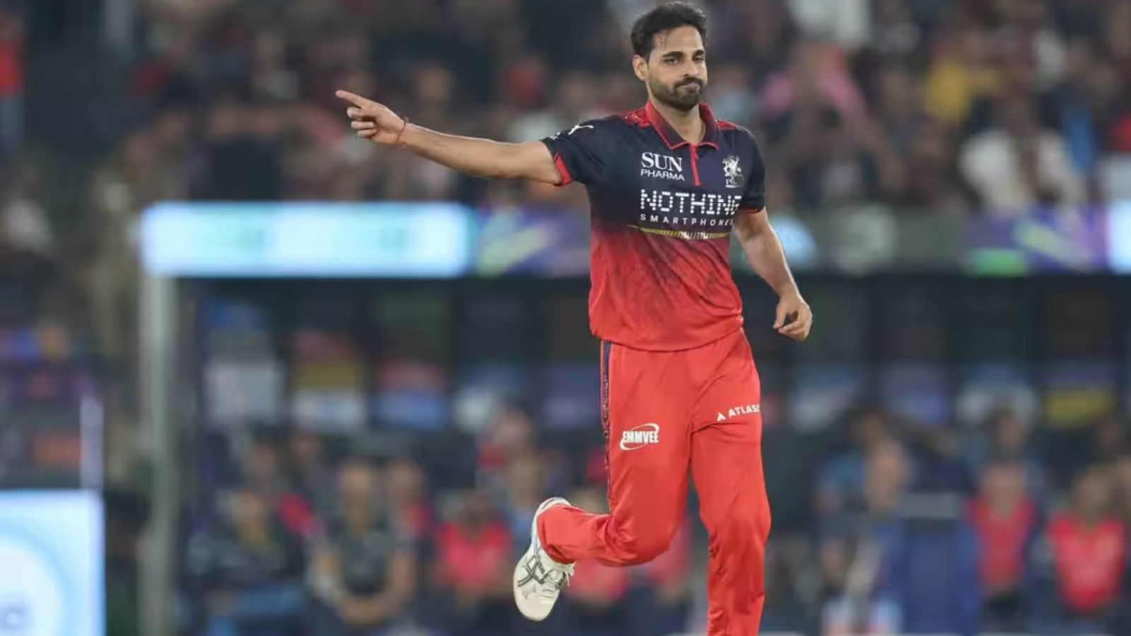 After great performances in IPL 2026, Virender Sehwag backs this RCB pacer to make India comeback Bhuvneshwar Kumar in this frame. (IPL/BCCI)