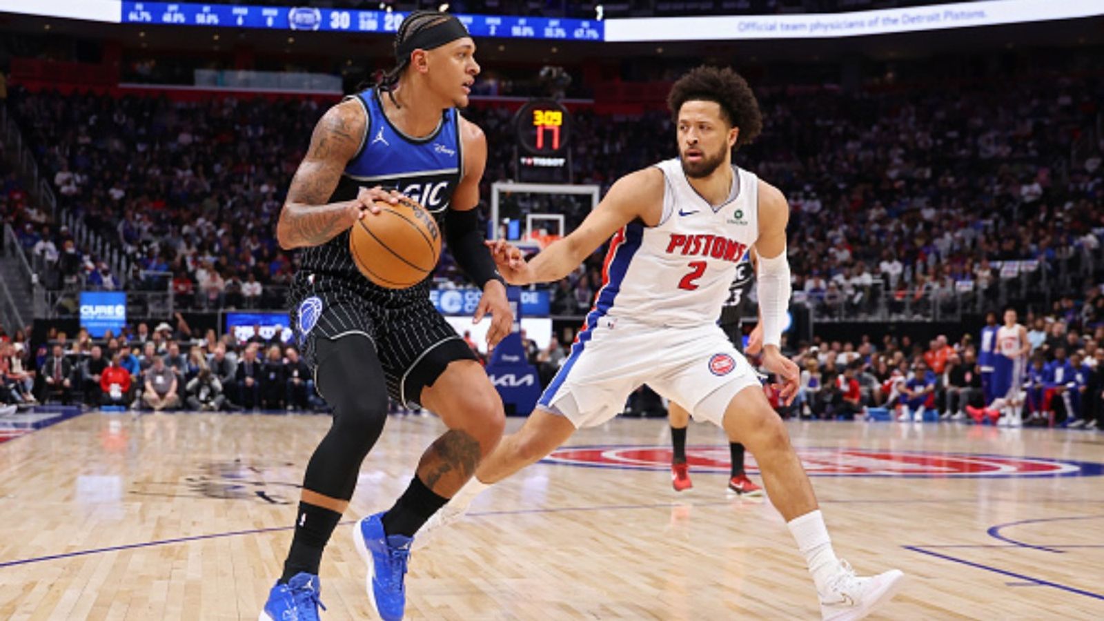 Pistons vs Magic NBA Playoffs Game 6 schedule: Date, time, live stream, and more Pistons vs Magic in the frame (Image via Getty)