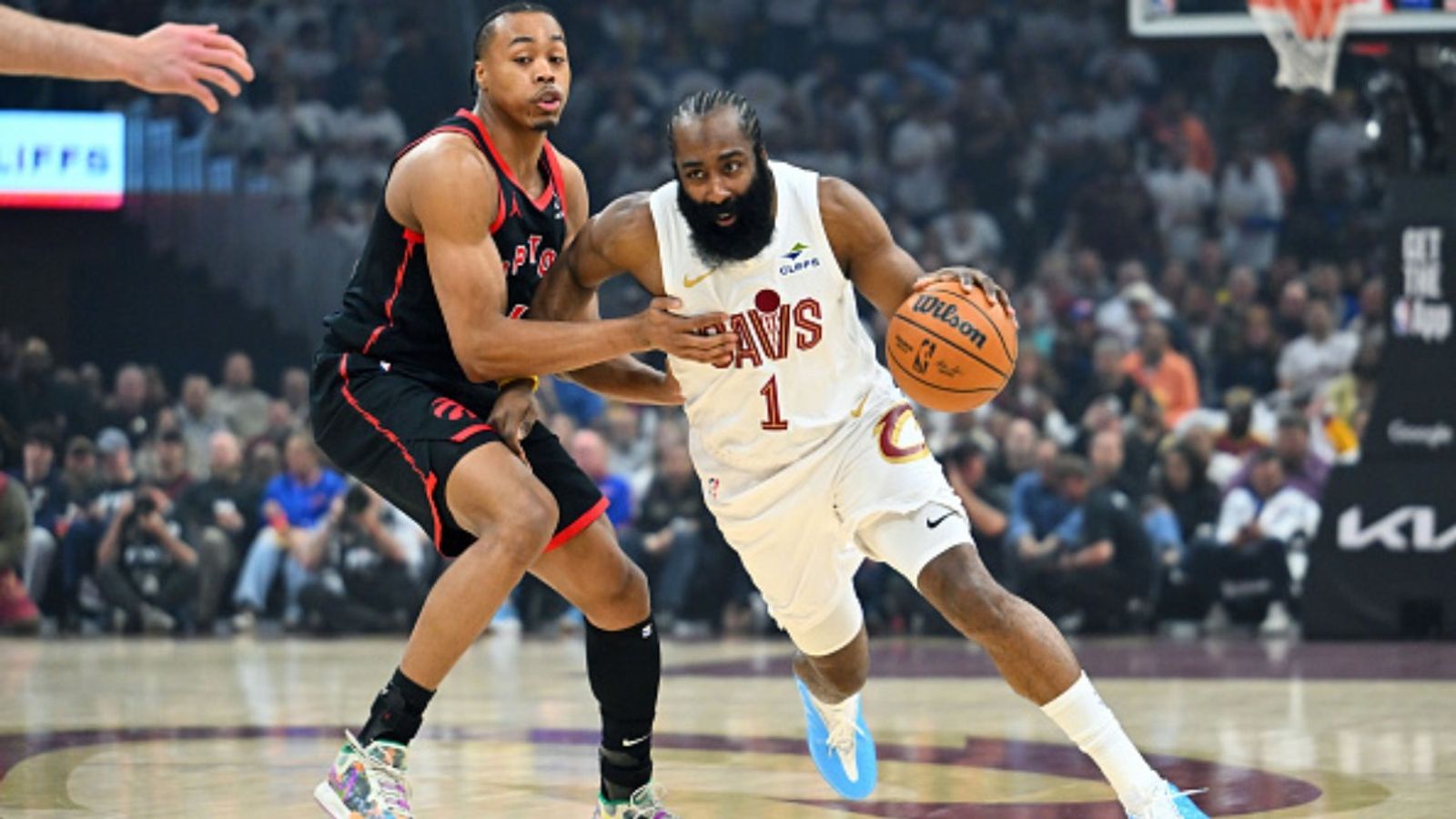 Raptors vs Cavaliers NBA Playoffs Game 6 schedule: Date, time, live stream, and more Raptors vs Cavaliers in the frame (Image via Getty)