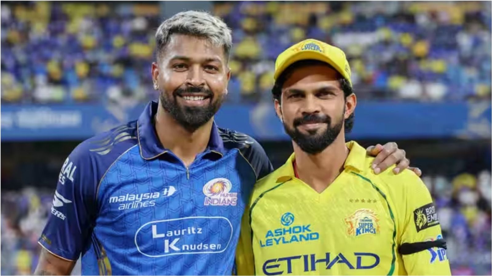 CSK vs MI Live Streaming: Match Details, Head-to-Head, Playing XI, Pitch Report and Chennai Weather Update Hardik Pandya and Ruturaj Gaikwad in this frame. (BCCI/IPL)