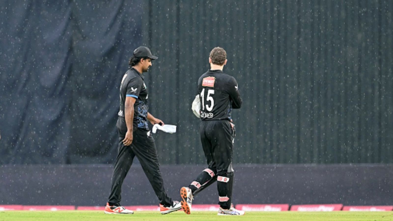 Amid IPL 2026, ex-Rajasthan Royals spinner becomes 2nd highest wicket-taker in T20Is New Zealand's Ish Sodhi (L) and wicketkeeper Dane Cleaver walk back to the pavilion as rain halts play during the third T20 match against Bangladesh at the Sher-e-Bangla National Stadium in Mirpur on May 2, 2026.