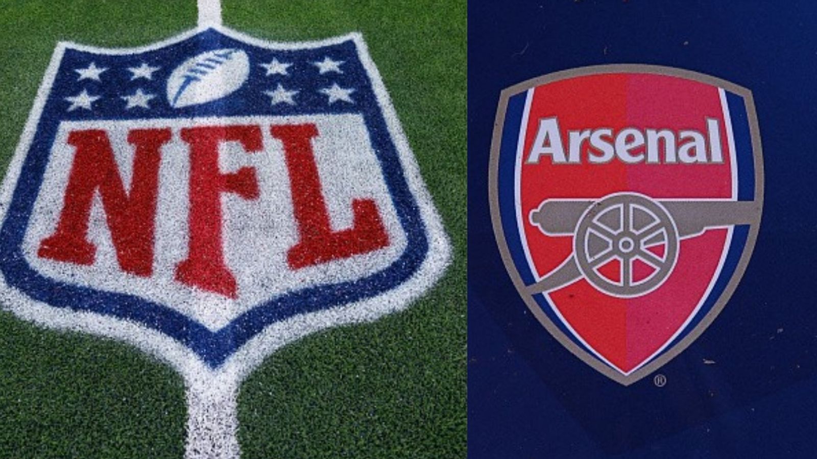 Explained: Reason behind NFL franchise Los Angeles Rams' Arsenal's Champions League final post NFL, Arsenal logo in the frame (Images via Getty)