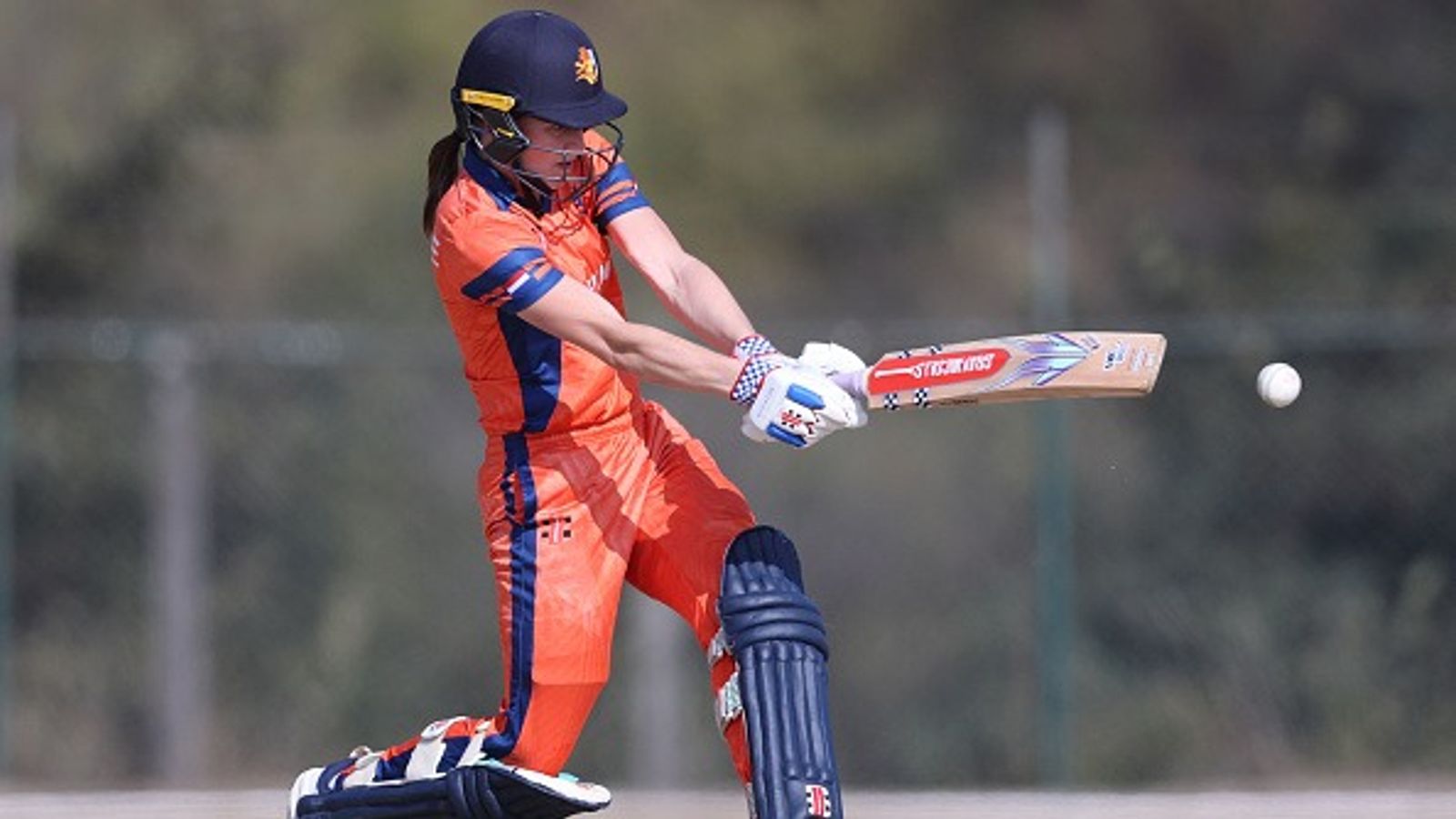 Netherlands announce 15-member squad for maiden Women's T20 World Cup, 26-yr-old to lead the pack Netherlands' captain Babette de Leede in this frame. (Getty)