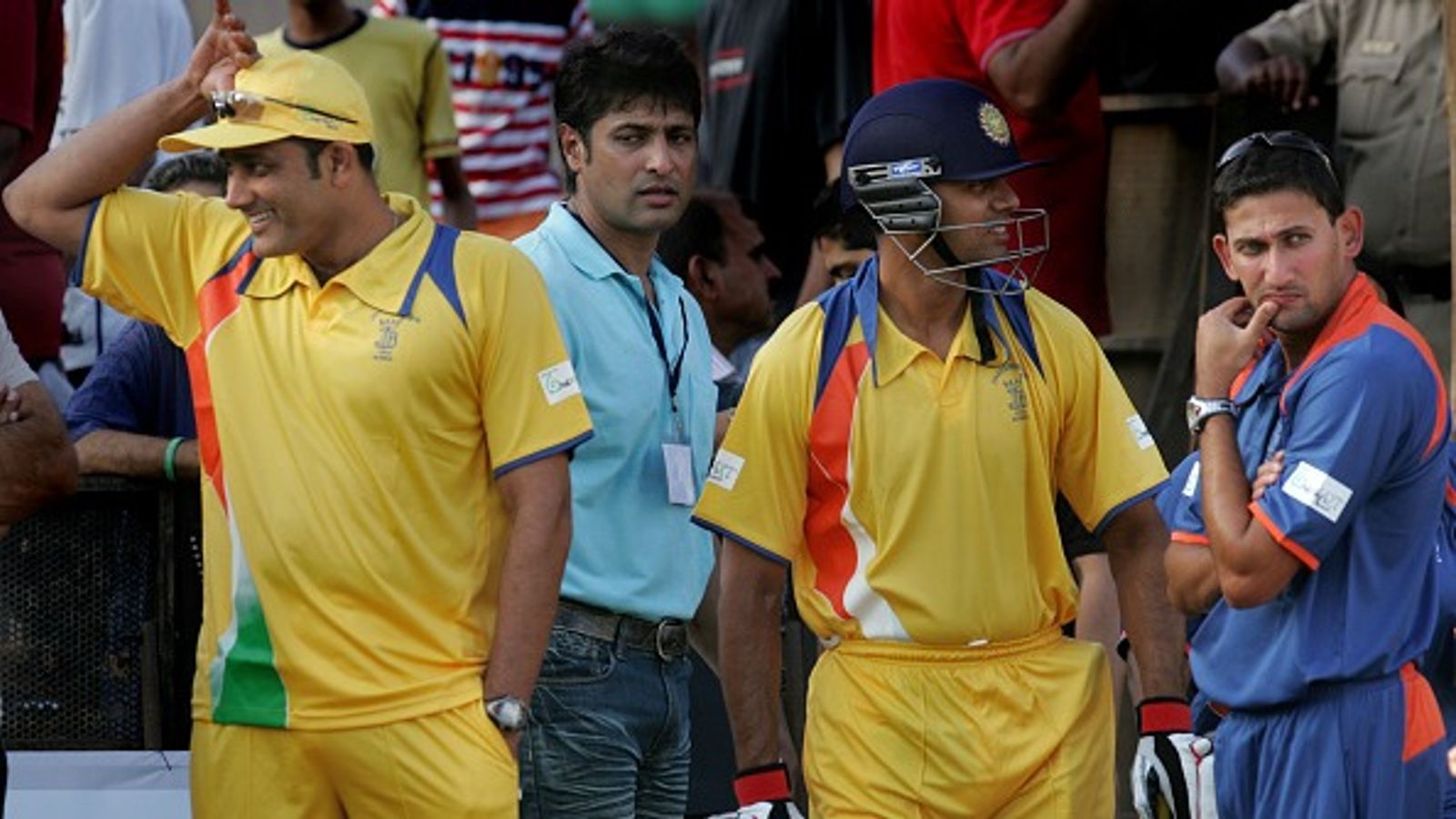 Former India cricketer and ex-national selector suffering from depression, admitted to mental health care centre Anil Kumble, Salil Ankola, Rahul Dravid and Ajit Agarkar participating in Salil Ankola's benefit match at Andheri sport complex.