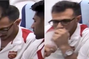 Watch: After Riyan Parag, Yuzvendra Chahal spotted vaping on airplane in video posted on Arshdeep Singh's YouTube before SRH game SportsTak