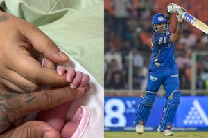 'With giggles, bows And dreams to unfurl': Suryakumar Yadav, Devisha Shetty welcome baby girl SportsTak