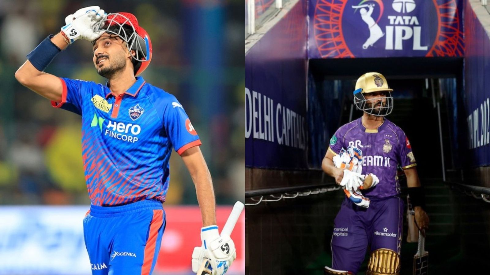 DC vs KKR Playing XI, Head-to-Head Record, Pitch Report & Weather Report Axar Patel and Ajinkya Rahane in this frame. (X)
