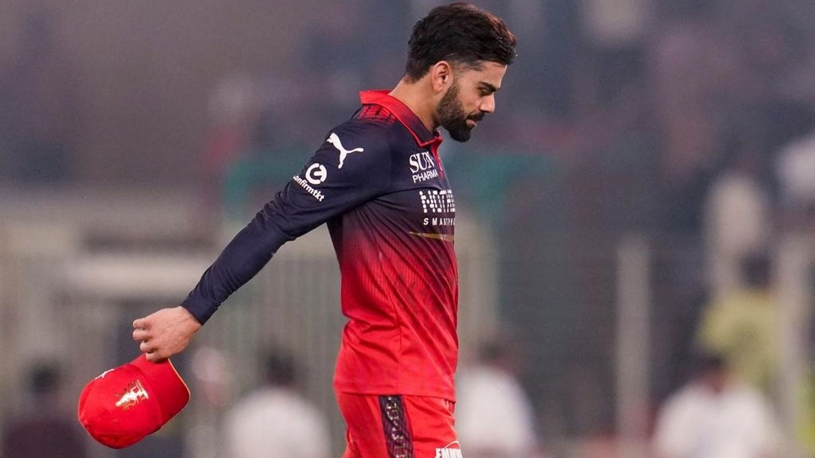 Watch: Virat Kohli's dressing room pep talk goes viral after RCB's 9-run loss to LSG, says 'Why did we get those...' RCB's superstar batter Virat Kohli in this frame. (Screenshot)