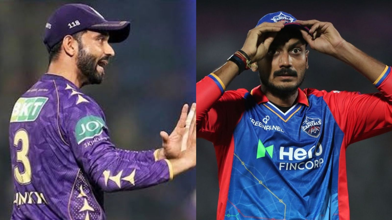 IPL 2026: KKR elect to bowl against DC, Axar makes 2 changes; know playing XIs KKR captain Ajinkya Rahane (L) and DC skipper Axar Patel in frame. (Screenshot)