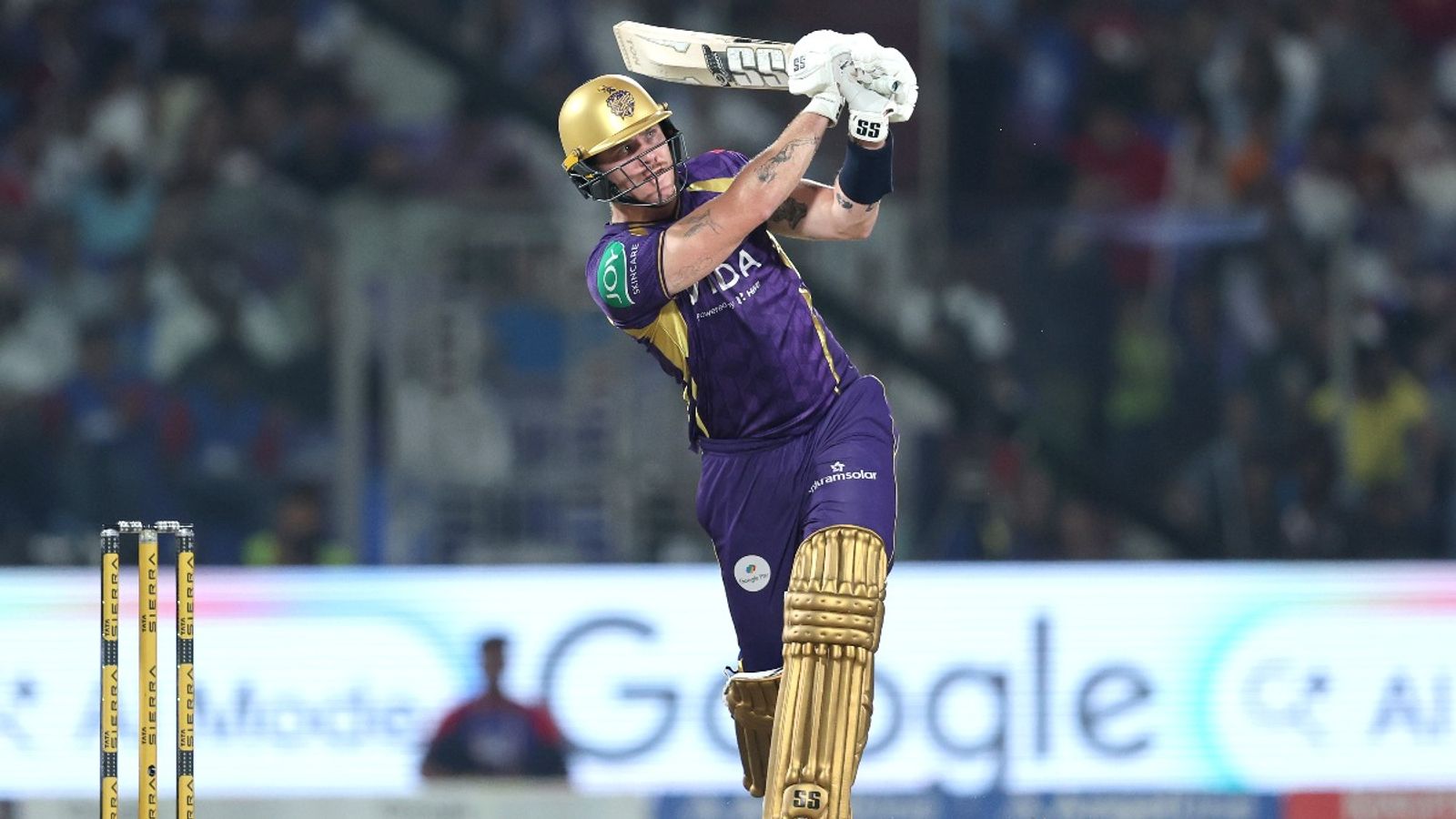 IPL 2026: Allen's ton keeps KKR afloat in playoff race after thrashing DC by 8 wickets to record 4th straight win KKR's star opener Finn Allen in this frame. (IPL)