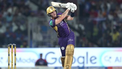 IPL 2026: Allen's ton keeps KKR afloat in playoff race after thrashing DC by 8 wickets to record 4th straight win KKR's star opener Finn Allen in this frame. (IPL)