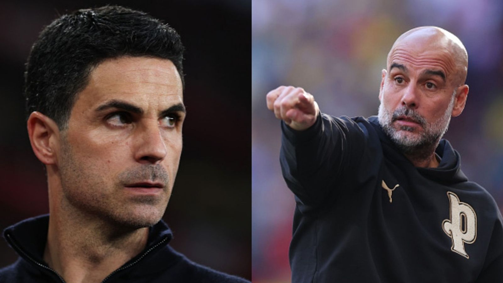 Man City’s Pep Guardiola has clear message for Mikel Arteta's & Arsenal reaching Champions League final vs PSG Mikel Arteta, Pep Guardiola in the frame (Images via Getty)