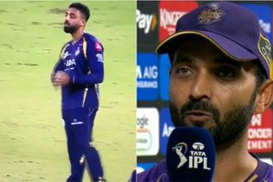 Ajinkya Rahane gives update on Varun Chakaravarthy limps off the field after spell vs Delhi Capitals SportsTak