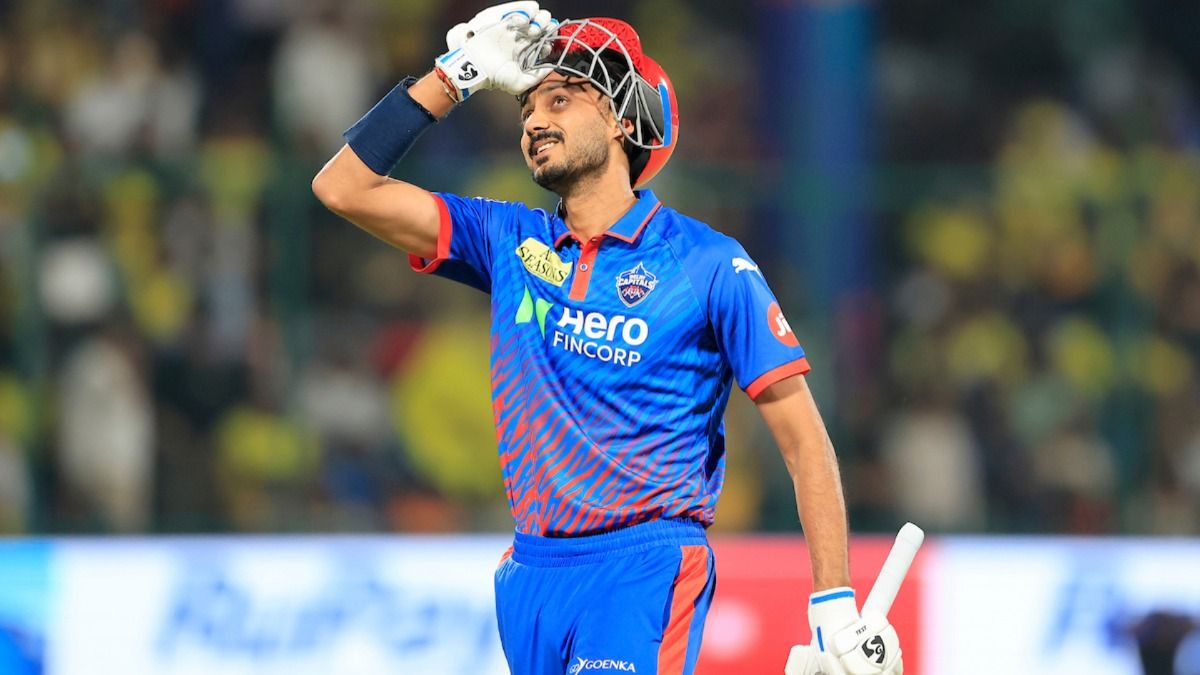 DC skipper Axar Patel in this frame. (X)