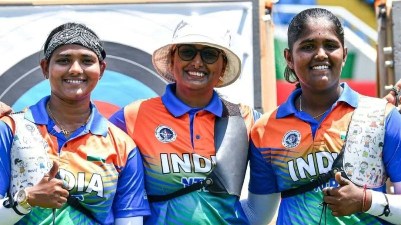 Indian women's archery team wins gold at World Cup, defeats China in thrilling shoot-off final India defeated China in a shoot-off to win the World Cup. (PC: X)