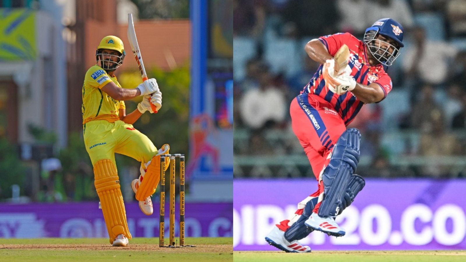CSK vs LSG Playing XI, Head-to-Head Record, Pitch Report & Weather Report Ruturaj Gaikwad and Rishabh Pant in this frame. (X)