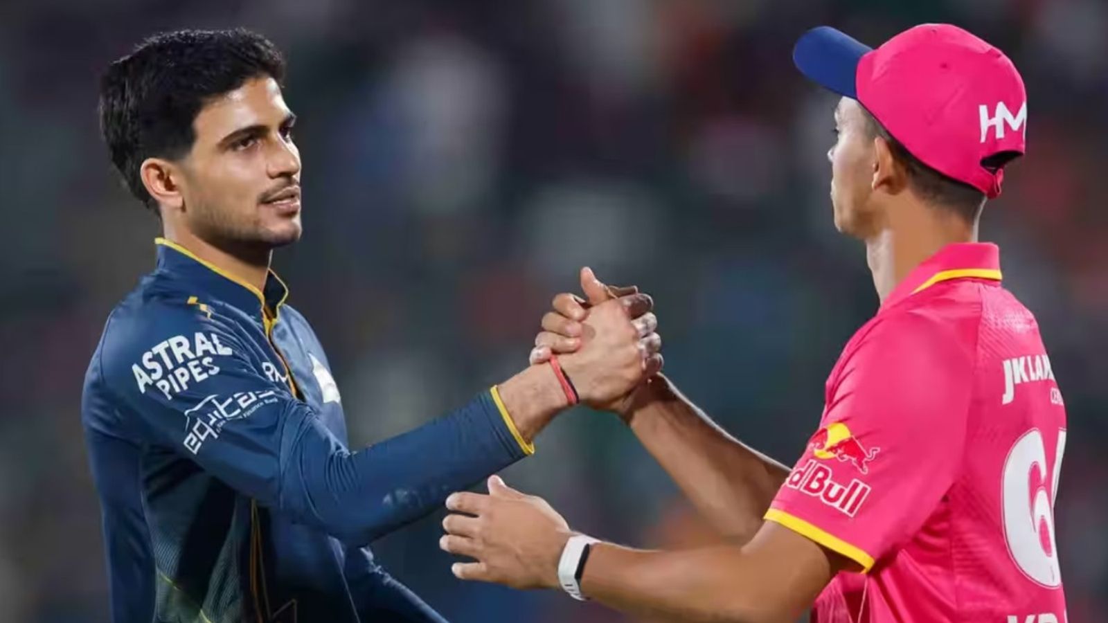 'We were pretty banged up after that': RR bowling coach reveals key reason behind massive loss vs GT Shubman Gill shaking hands with Yashasvi Jaiswal in this frame. (BCCI/IPL)