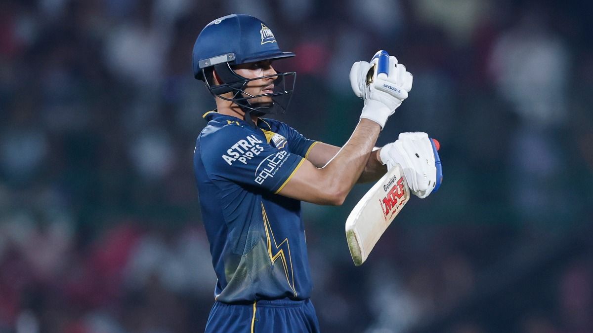 Gujarat Titans' captain Shubman Gill in this frame. (X)