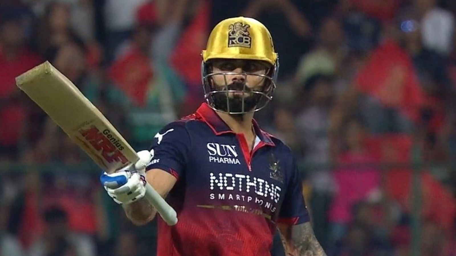 Virat Kohli eyes big record heading into RCB vs MI clash, set to become first-ever batter in IPL to do this RCB's batting maestro Virat Kohli in this frame. (Screenshot)