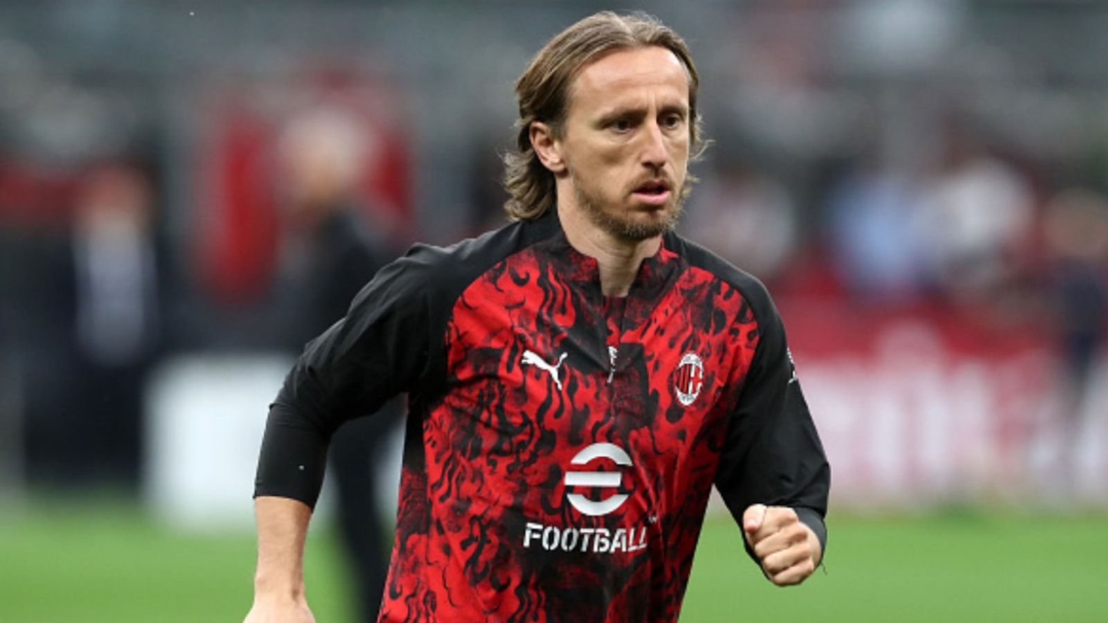 Is Luka Modric staying? AC Milan drops huge update on veteran midfielder Luka Modric in the frame (Image via Getty)