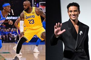 Watch: Michael Jackson's nephew and star of biopic movie Jaafar Jackson courtside for Lakers vs Thunder NBA Playoffs SportsTak