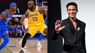 Watch: Michael Jackson's nephew and star of biopic movie Jaafar Jackson courtside for Lakers vs Thunder NBA Playoffs Michael Jackson's nephew & biopic star courtside for Lakers vs Thunder NBA Playoffs
