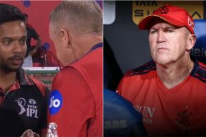 RCB head coach punished by BCCI for 'use of audible obscenity' during argument with 4th umpire in tense MI clash SportsTak