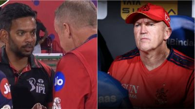 RCB head coach punished by BCCI for 'use of audible obscenity' during argument with 4th umpire in tense MI clash Andy Flower