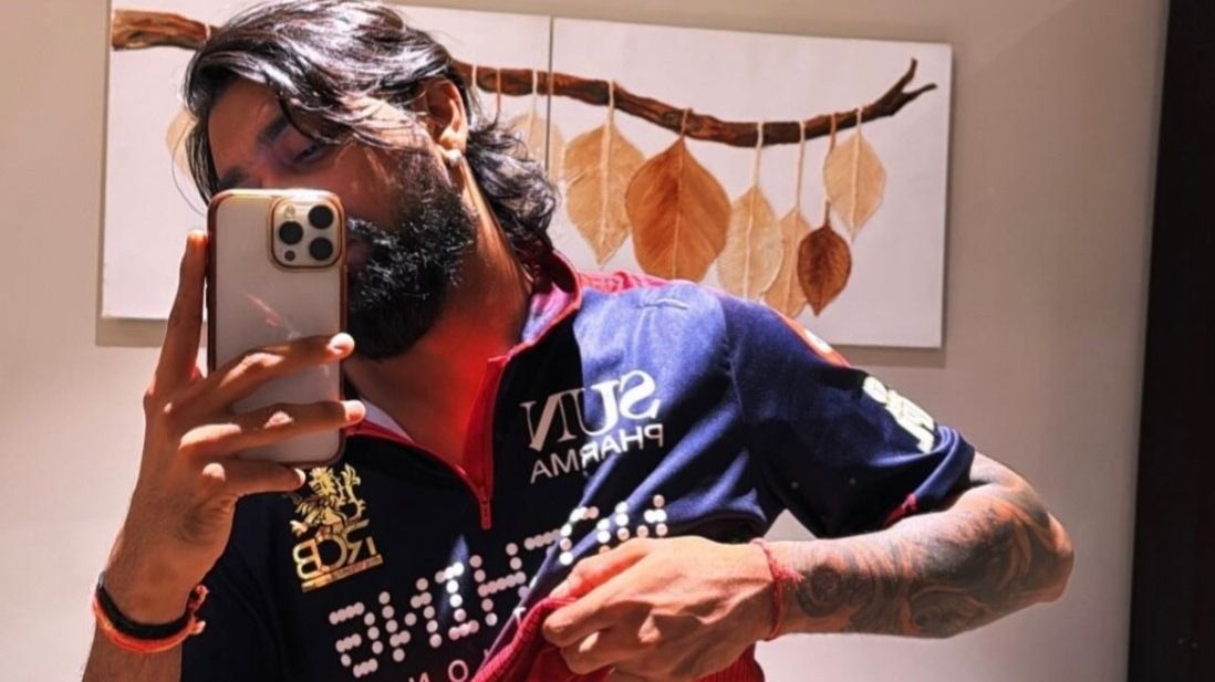 Krunal Pandya in this frame.(Screengrab)