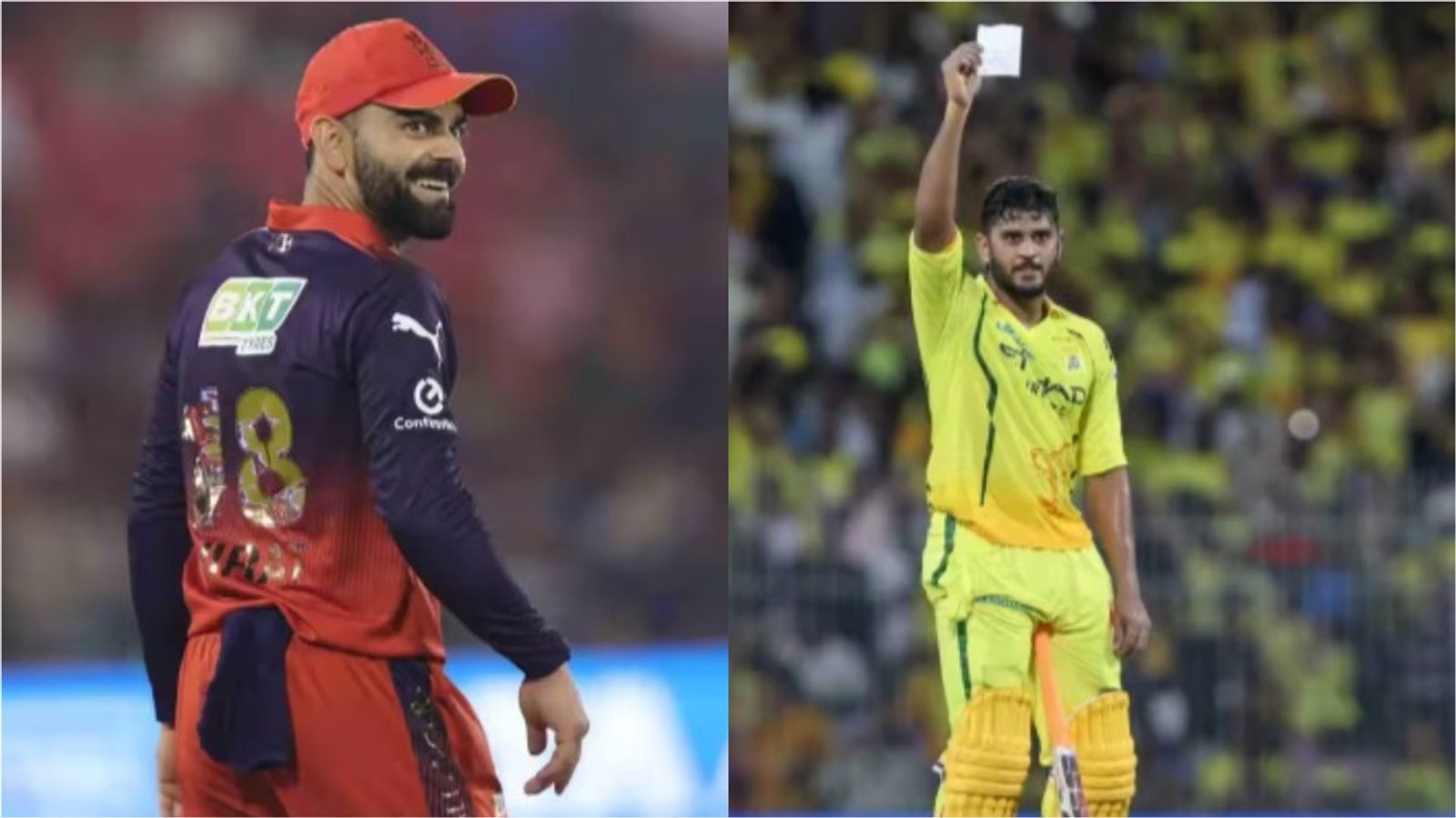 Watch: Urvil Patel makes Virat Kohli stop and stare his explosive batting display vs LSG Virat Kohli and Urvil Patel in the frame (IPL)
