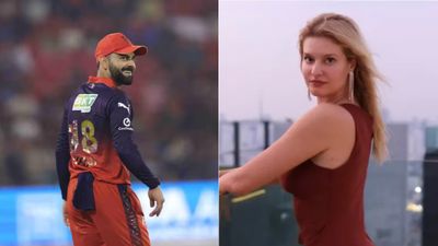 'I was offered money to speak against Virat': German Model LizLaz admits she was approached to defame Kohli German Model LizLaz (R) and RCB superstar Virat Kohli in frame. (IPL/X)