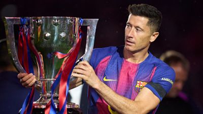 Lewandowski drops A BOMBSHELL on Barcelona future during title parade Lewandowski drops A BOMBSHELL on Barcelona future during title parade