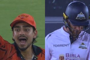 WATCH: Ishan Kishan's perfect DRS call helps Pat Cummins remove Jos Buttler early SportsTak