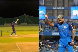 Amid MI's fitness issue statement, Hardik Pandya posts video of batting in nets ahead of PBKS clash SportsTak