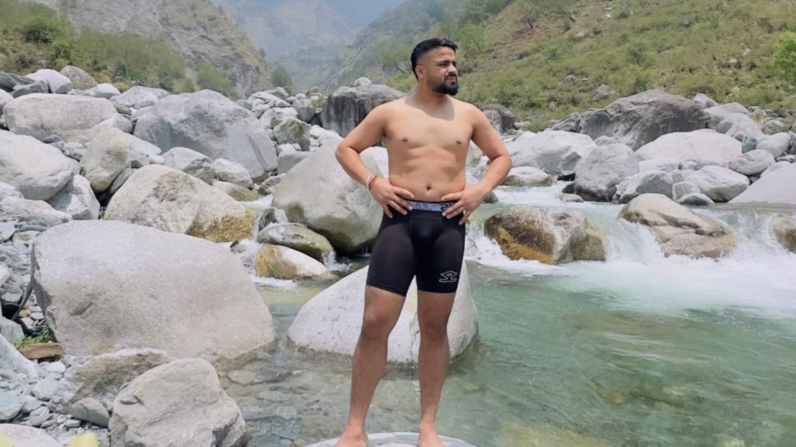 Amid weight gain claims, PBKS' Prabhsimran Singh silences critics with 'shush' post Prabhsimran Singh in this frame. (screengrab)