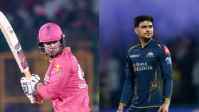 Vaibhav Sooryavanshi and Shubman Gill in this frame. (BCCI/IPL) Vaibhav Sooryavanshi and Shubman Gill in this frame. (BCCI/IPL)