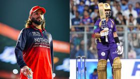 RCB captain Rajat Patidar (L) and KKR skipper Ajinkya Rahane in frame. (X) RCB captain Rajat Patidar (L) and KKR skipper Ajinkya Rahane in frame. (X)