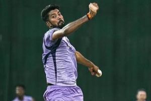 The new bolt in KKR machine, know Saurabh Dubey, who replaced Varun Chakaravarthy for key clash vs RCB SportsTak