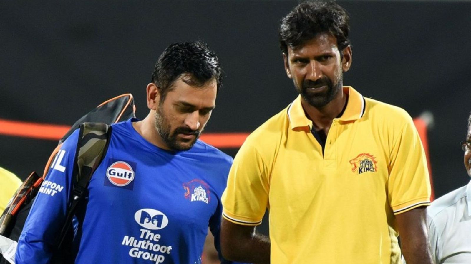Former CSK coach, VRV Singh in line to take up CoE coaching roles Former CSK captain MS Dhoni (L) and bowling coach Lakshmipathy Balaji in frame. (X)