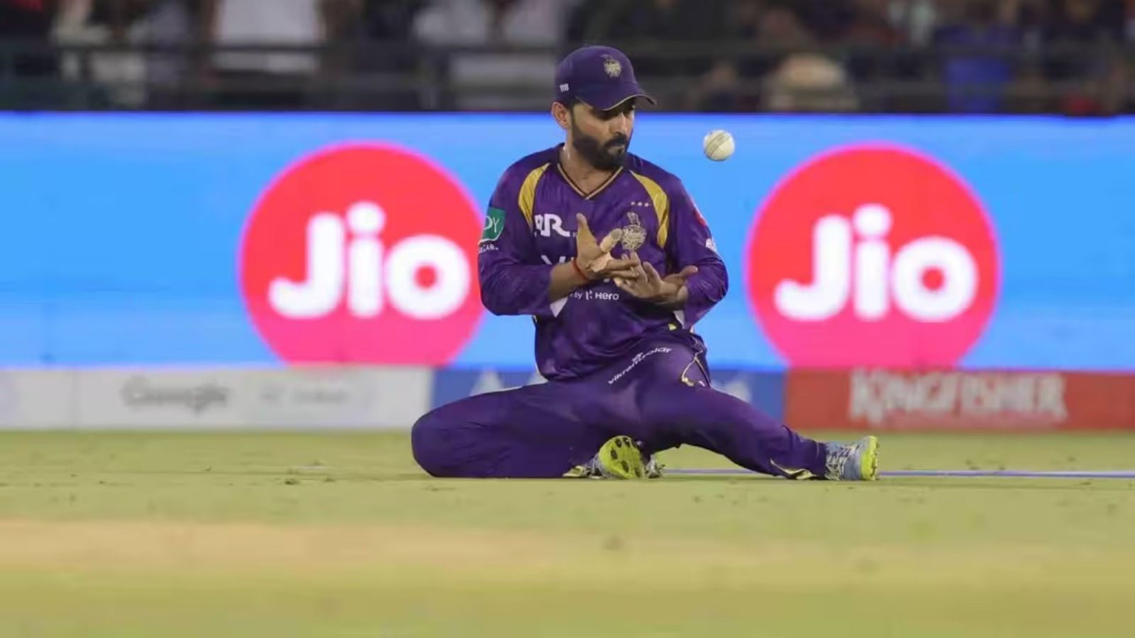 'I don't think KKR will qualify for playoffs': India legend's blunt verdict after loss to RCB KKR captain Ajinkya Rahane takes a catch during IPL 2026 clash against RCB in Raipur on May 13. (Photo Credit: BCCI)