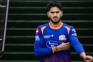 Watch: Raj Bawa fires up crowd after stunning catch to dismiss Suryansh Shedge in PBKS vs MI IPL 2026 clash SportsTak