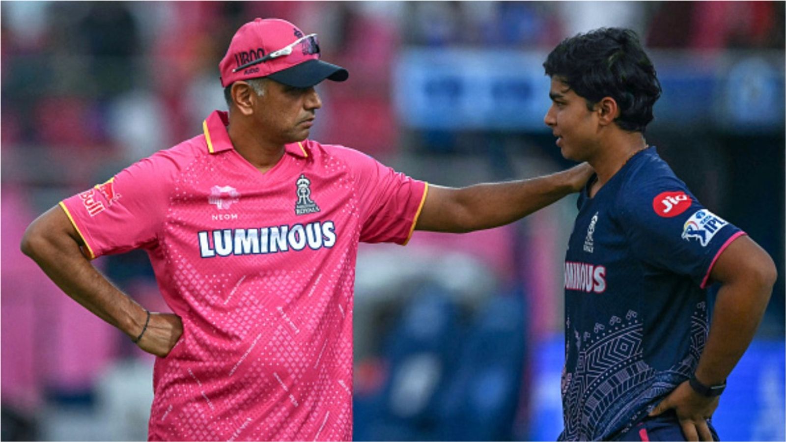 ‘Incredible to watch a young boy take on...’: Rahul Dravid hails mentee Vaibhav Sooryavanshi’s growing IPL aura Rahul Dravid and Vaibhav Sooryavanshi in the frame (Getty)