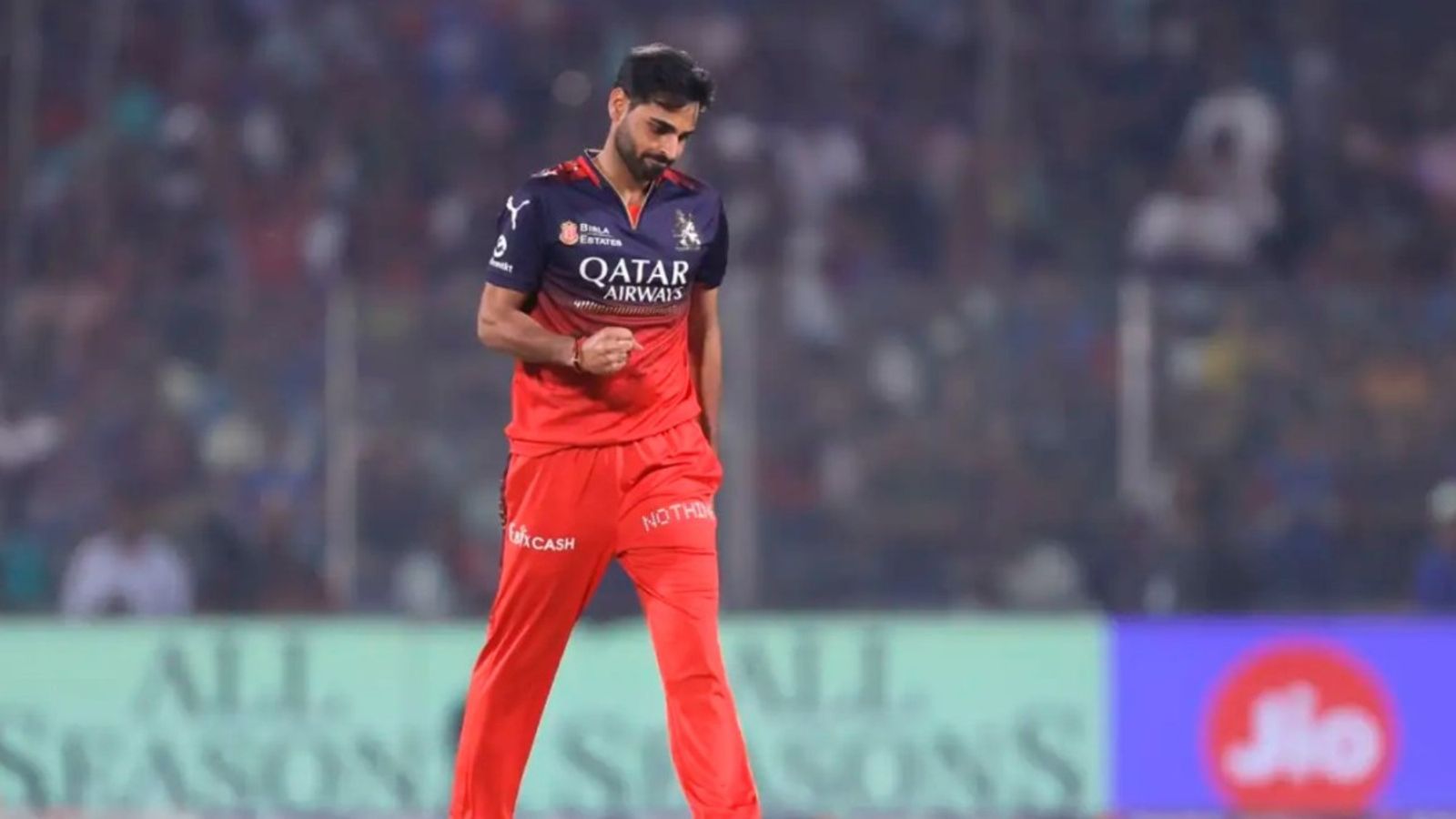 Amid brilliant show for RCB in IPL 2026, Virat Kohli lauds Bhuvneshwar Kumar's 'are you good enough to hit me' attitude Bhuvneshwar Kumar in this frame. (X)